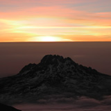 Kilimanjaro - Day 5 - Mawenzi seen from Uhuru